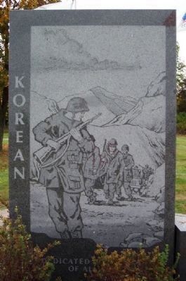 Korean War Engraving image. Click for full size.