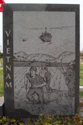 Vietnam War Engraving image. Click for full size.