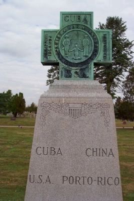 Sunset Cemetery Spanish-American War Monument image. Click for full size.