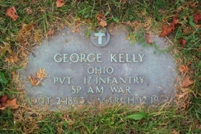 George Kelly Grave Marker, Section 9 image. Click for full size.