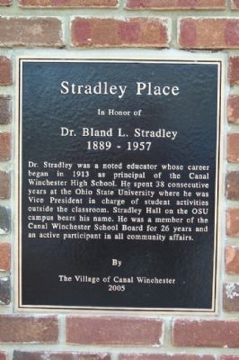 Stradley Place Marker. Click for full size. Stradley Place Marker image. Click for full size.