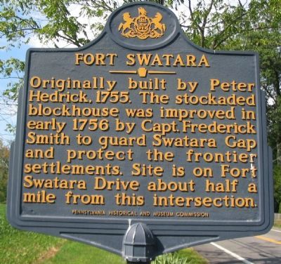 Fort Swatara Marker image. Click for full size.