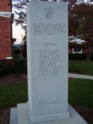 In Honor and Memory Marker - "FREEDOM" side image. Click for full size.