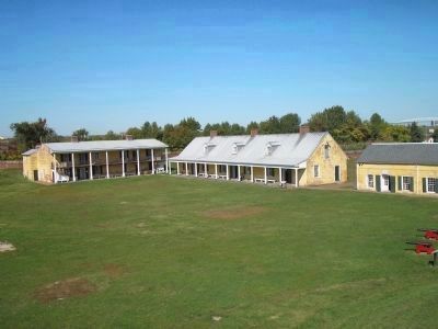 Officers’ Quarters and other buildings. Click for full size. Officers’ Quarters and other buildings image. Click for full size.