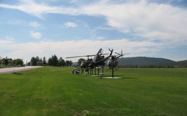 Three Helicopters on Display at Fort Indiantown Gap image. Click for full size.