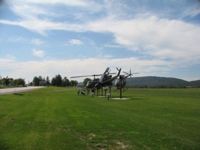 Three Helicopters on Display at Fort Indiantown Gap image. Click for full size.