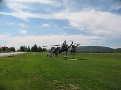 Three Helicopters on Display at Fort Indiantown Gap. Click for full size. Three Helicopters on Display at Fort Indiantown Gap image. Click for full size.
