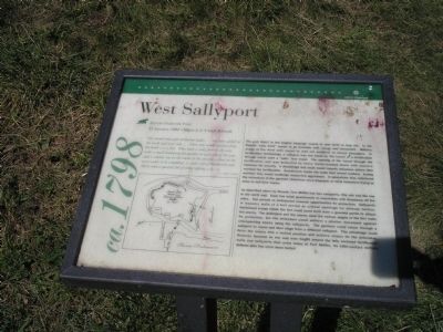 West Sallyport Marker. Click for full size. West Sallyport Marker image. Click for full size.