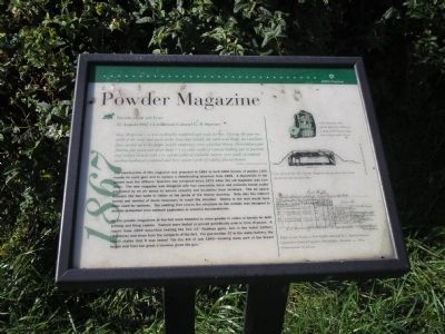 Powder Magazine Marker. Click for full size. Powder Magazine Marker image. Click for full size.
