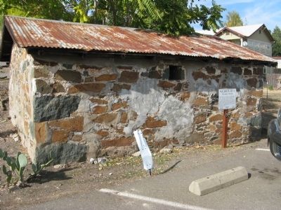 Wildman Mine Marker and Powder House. Click for full size. Wildman Mine Marker and Powder House image. Click for full size.