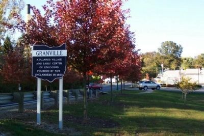 Granville Corporate Limit Marker image. Click for full size.