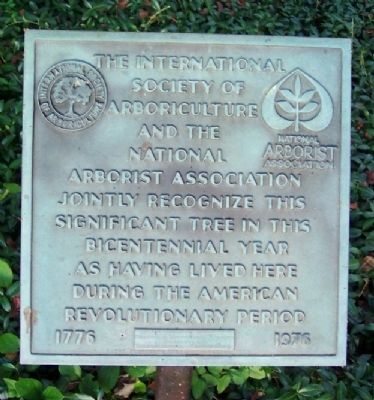The International Society of Arborculture and the National Arborist Association Marker image. Click for full size.