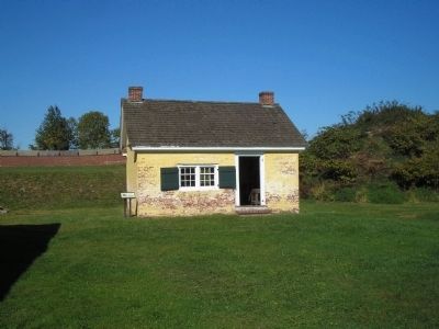 Blacksmith Shop at Fort Mifflin. Click for full size. Blacksmith Shop at Fort Mifflin image. Click for full size.