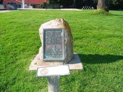 North West Corner of Original Presidio Marker. Click for full size. North West Corner of Original Presidio Marker image. Click for full size.