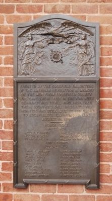 Edgefield County World War I Memorial Marker image. Click for full size.