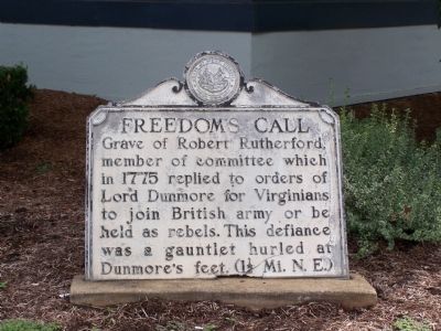 Freedom's Call (Original Marker) Marker. Click for full size. Freedom's Call (Original Marker) Marker image. Click for full size.