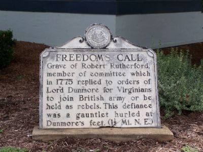 Freedom's Call (Original Marker) Marker image. Click for full size.