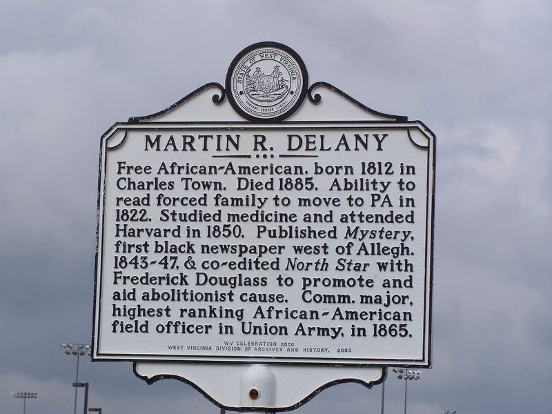 Martin R. Delany Marker image, Touch for more information