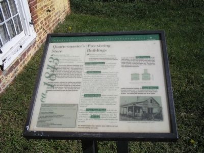 Quartermaster’s Store Marker. Click for full size. Quartermaster’s Store Marker image. Click for full size.