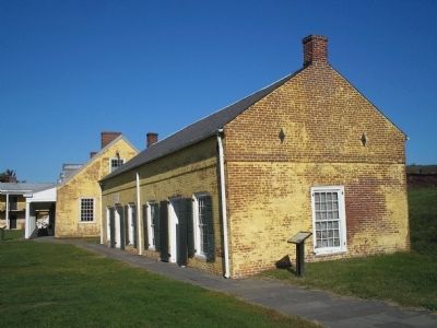 Marker at Fort Mifflin. Click for full size. Marker at Fort Mifflin image. Click for full size.
