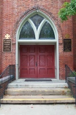 Saint John's Episcopal Church Entrance image. Click for full size.