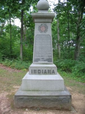 19th Indiana Infantry Regiment Monument image. Click for full size.
