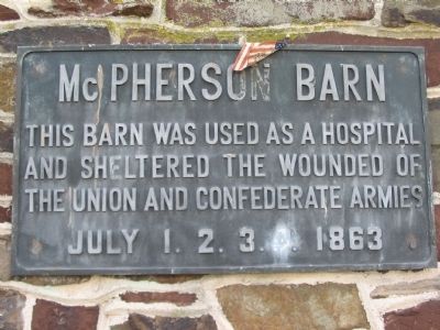 McPherson Barn Marker. Click for full size. McPherson Barn Marker image. Click for full size.