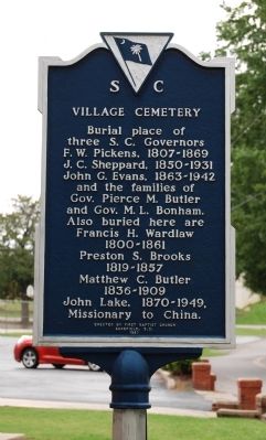 Village Cemetery Marker image. Click for full size.