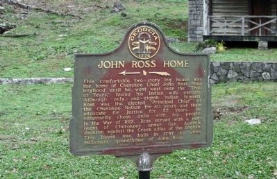 John Ross Home Marker image. Click for full size.
