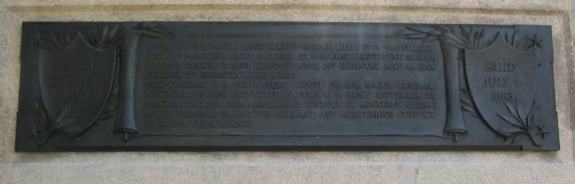 Left Side Inscription. Click for full size. Left Side Inscription image. Click for full size.