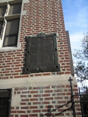 Robert Magaw Defended this Position Marker on 181st Street image. Click for full size.