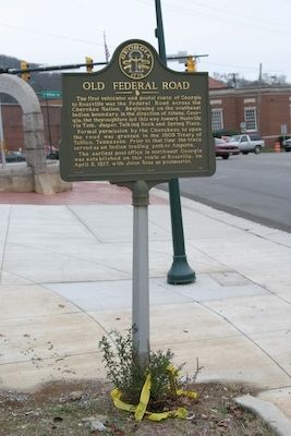 Old Federal Road Marker. Click for full size. Old Federal Road Marker image. Click for full size.