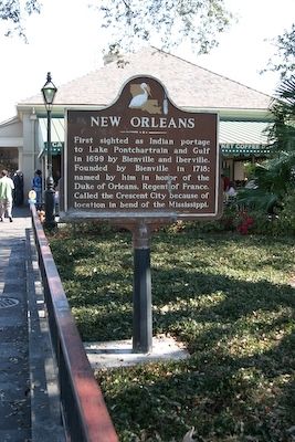 New Orleans Marker. Click for full size. New Orleans Marker image. Click for full size.