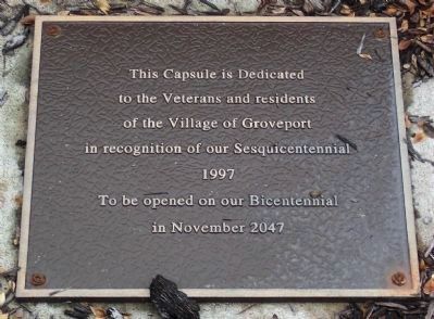 Time Capsule Marker image. Click for full size.