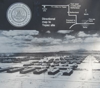 Directional map to Topaz site image. Click for full size.