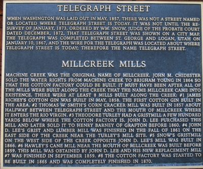 Millcreeek Mills Marker image. Click for full size.