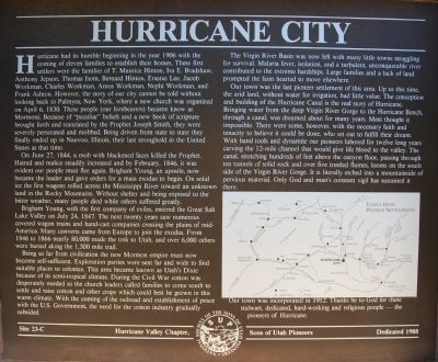 Hurricane City Marker image. Click for full size.