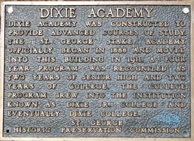 Dixie Academy Marker image. Click for full size.