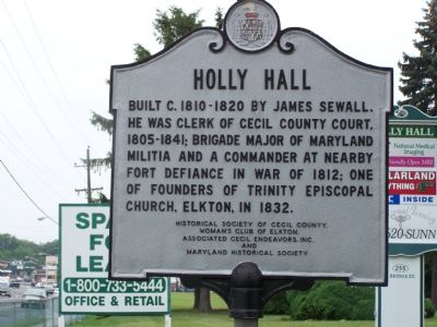 Holly Hall Marker image. Click for full size.