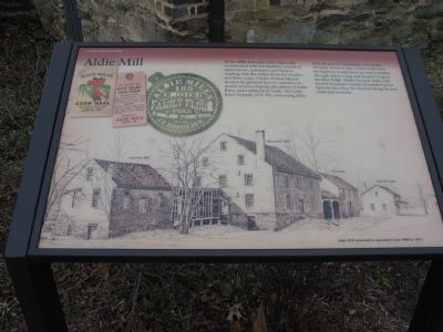 Aldie Mill Marker image. Click for full size.