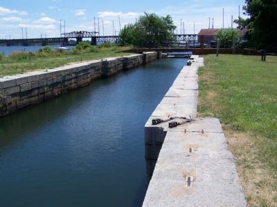 Restored lock of Susquehanna and Tidewater Canal at Havre de Grace image. Click for full size.