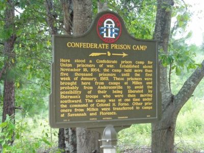 Blackshear Prison Camp Marker image. Click for full size.