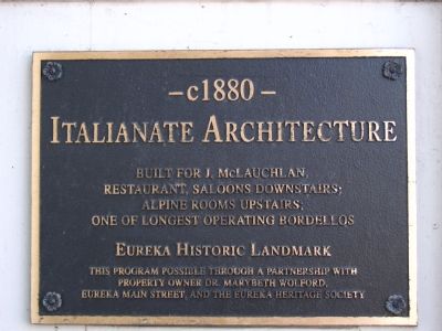 Italianate Architecture Marker image. Click for full size.