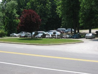 Three Maryland Civil War Trails Markers in the Inn's Parking Lot image. Click for full size.