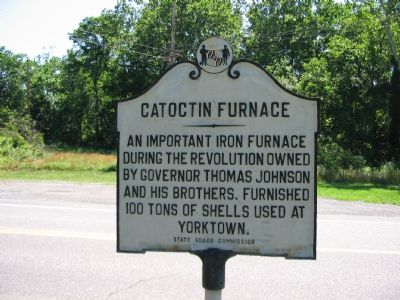Catoctin Furnace Marker image. Click for full size.