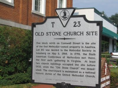 Old Stone Church Site Marker image. Click for full size.