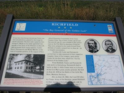 Richfield Marker. Click for full size. Richfield Marker image. Click for full size.