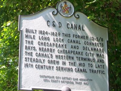 C & D Canal Marker image. Click for full size.