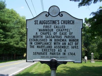 ST. AUGUSTINE'S CHURCH Marker image. Click for full size.