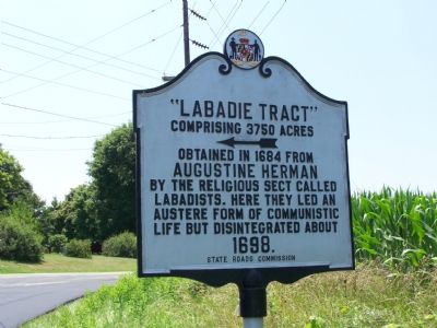 “Labadie Tract” Marker image. Click for full size.